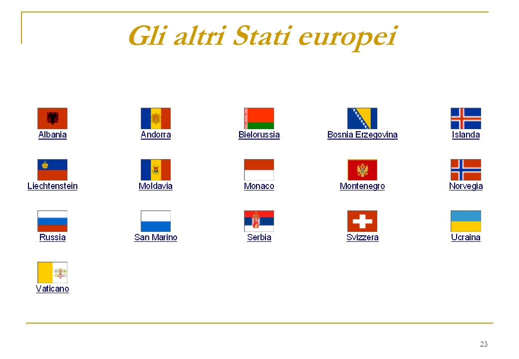 23 Gli altri Stati europei