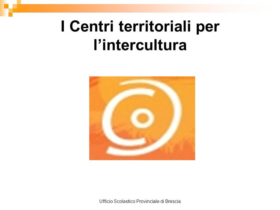 Ufficio Scolastico Provinciale di Brescia I Centri territoriali per lintercultura