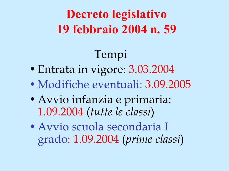 Decreto legislativo 19 febbraio 2004 n.