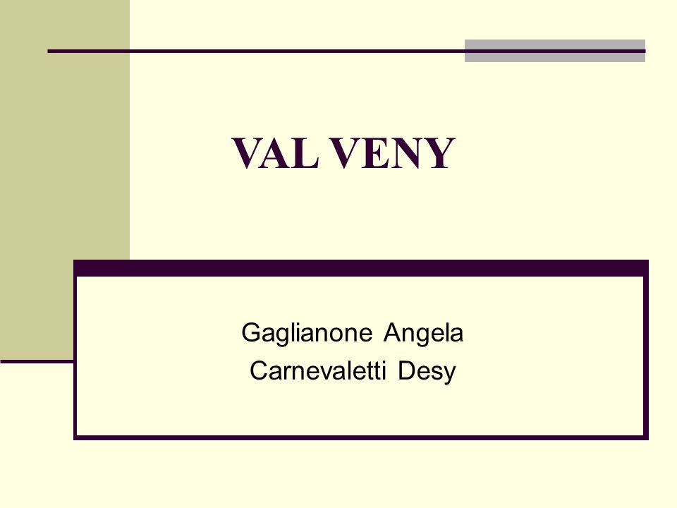 Gaglianone Angela Carnevaletti Desy VAL VENY