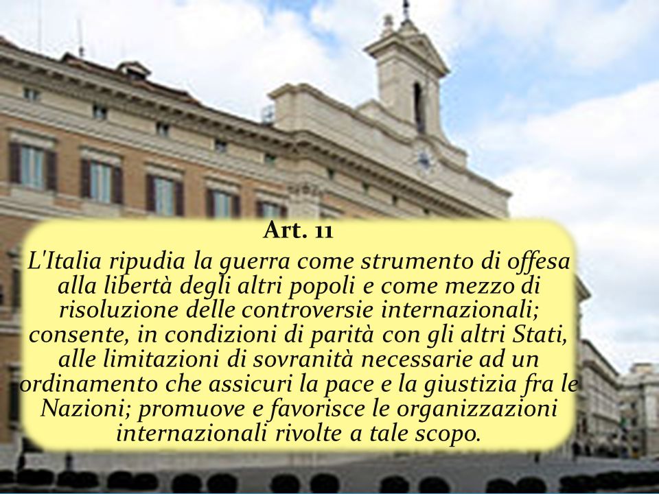 Art.7 Lo Stato e la Chiesa cattolica sono, ciascuno nel proprio ordine, indipendenti e sovrani.