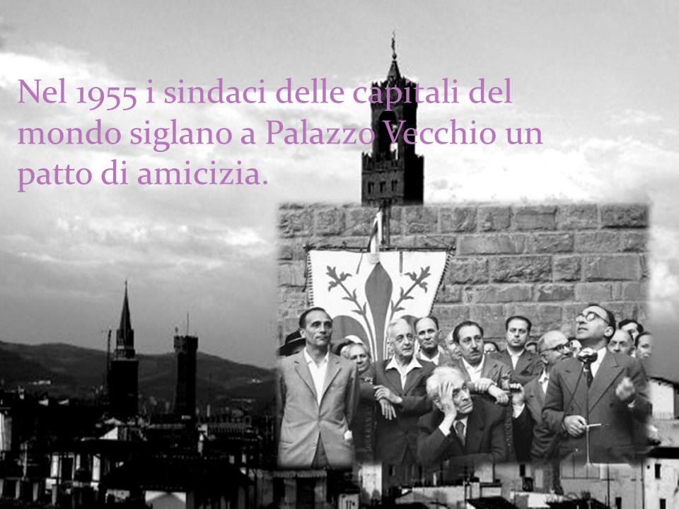Nel 1952 organizza il Primo Convegno internazionale per la pace e la civiltà cristiana.