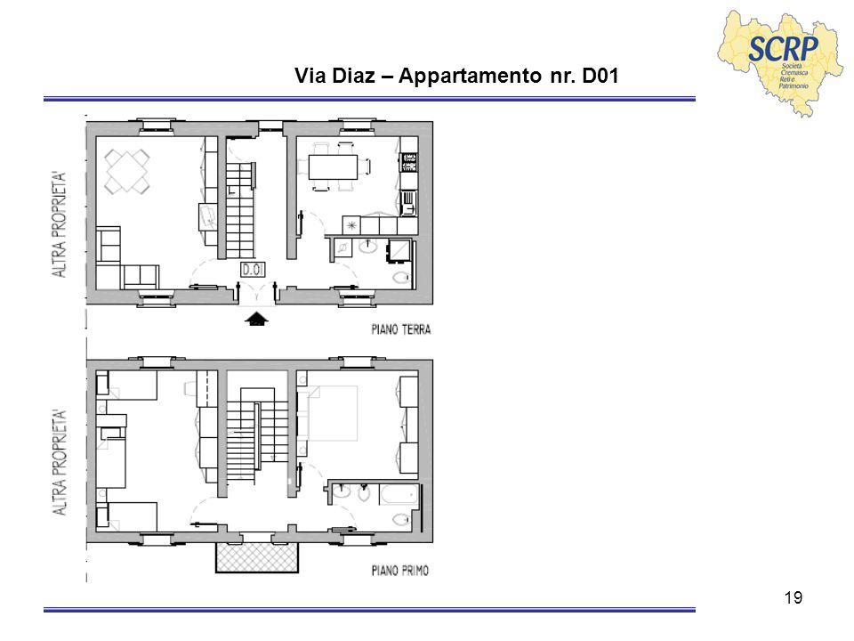 19 Via Diaz – Appartamento nr. D01
