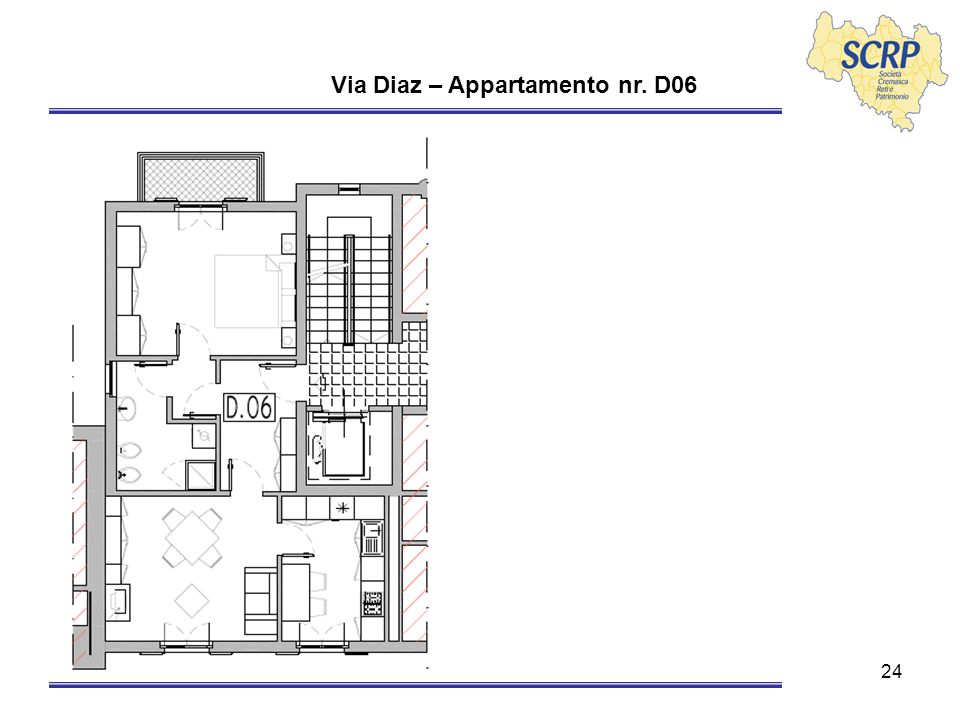 24 Via Diaz – Appartamento nr. D06