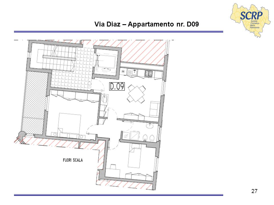 27 Via Diaz – Appartamento nr. D09