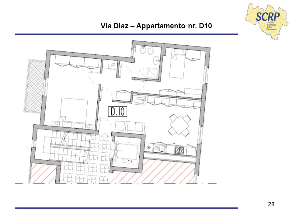 28 Via Diaz – Appartamento nr. D10