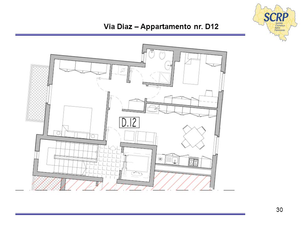30 Via Diaz – Appartamento nr. D12