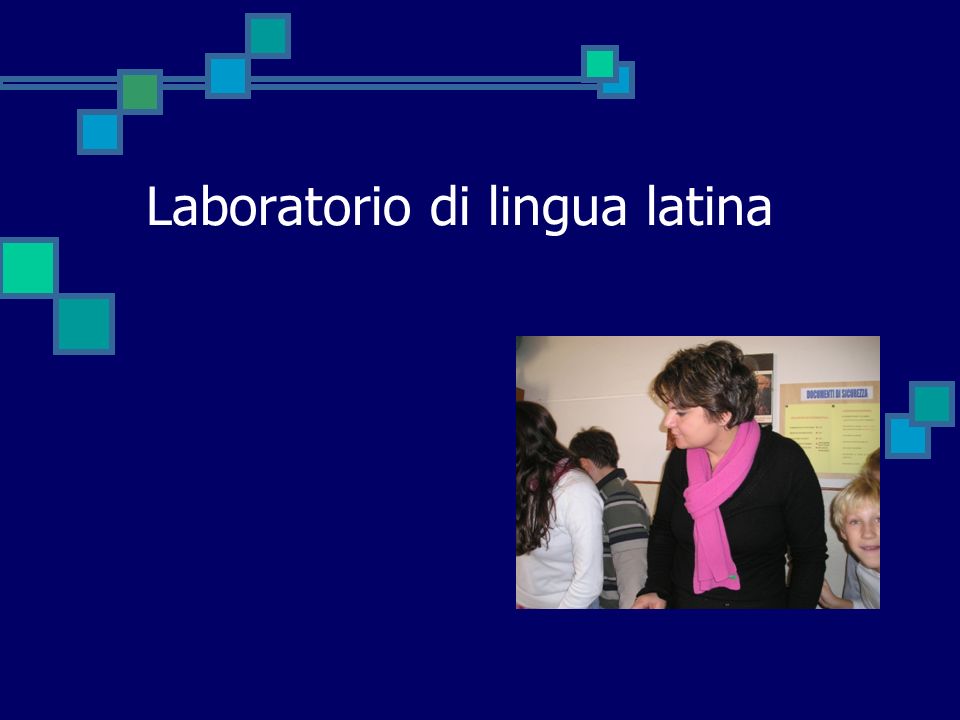 Laboratorio di lingua latina