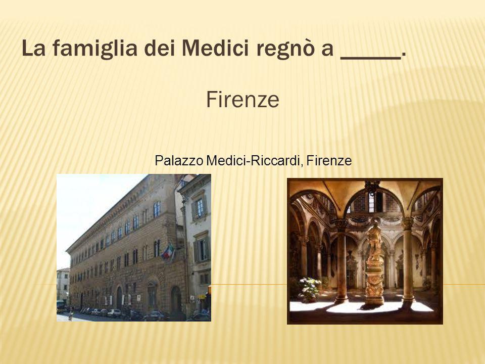 Lorenzo il Magnifico appartenne alla famosa famiglia _____. dei Medici