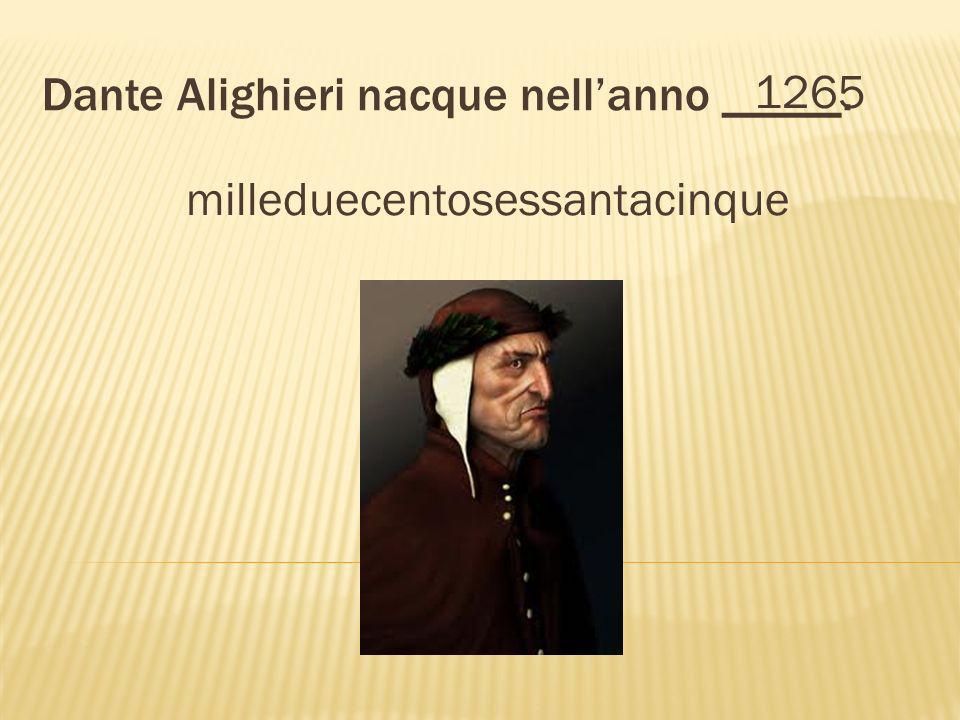 Il padre della lingua italiana è _____. Dante Alighieri
