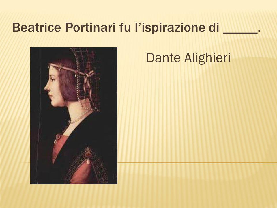 _____ ha scritto La Divina Commedia. Dante Alighieri