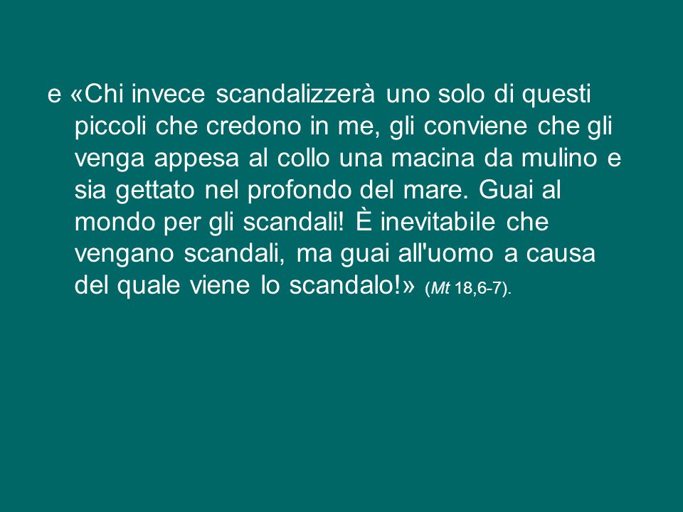 Chi è fedele in cose di poco conto, è fedele anche in cose