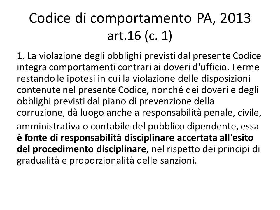 III PARTE ETICA PUBBLICA, CODICI ETICI E BUONA AMMINISTRAZIONE. - Ppt ...