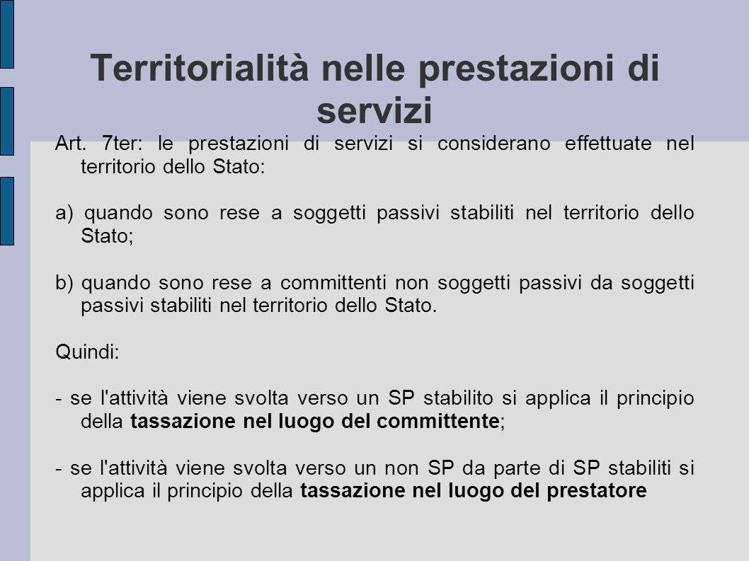 I PRINCIPI GENERALI DELL'IMPOSTA SUL VALORE AGGIUNTO Teramo, 3 Dicembre ...