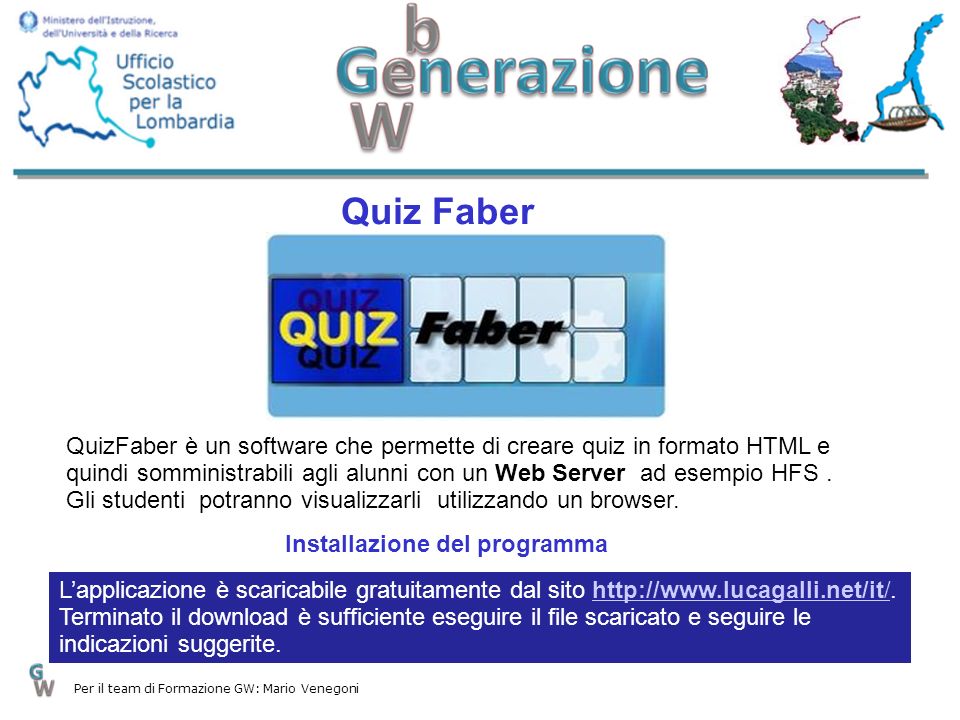 SCARICA QUIZ FABER ITALIANO