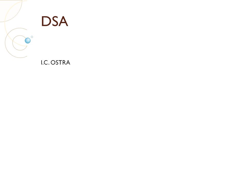 DSA I.C. OSTRA
