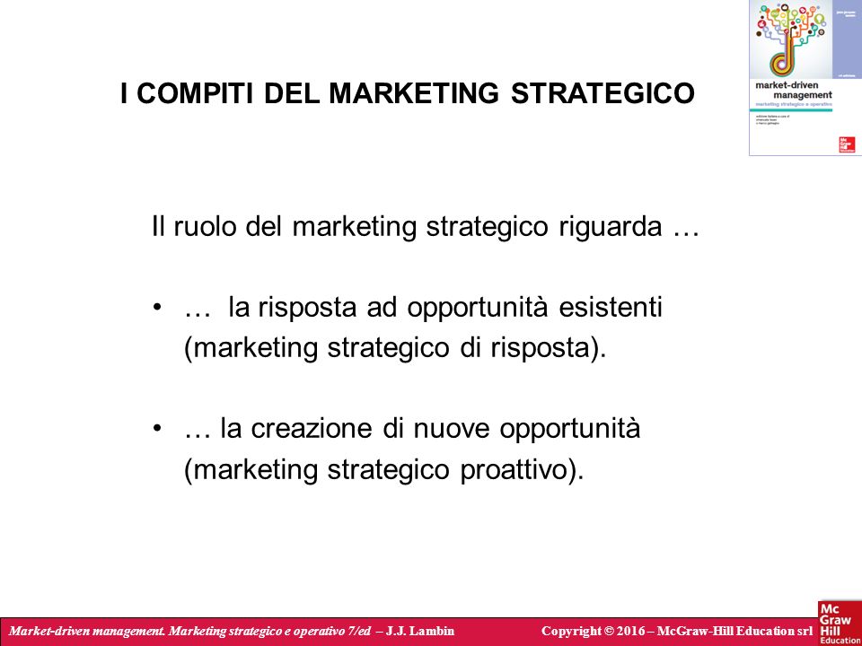 Market-driven management. Marketing strategico e operativo 7/ed – J.J.