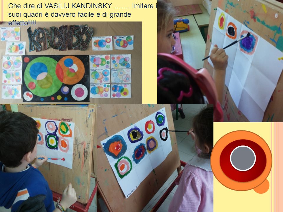 Che dire di VASILIJ KANDINSKY ……. Imitare i suoi quadri è davvero facile e di grande effetto!!!!