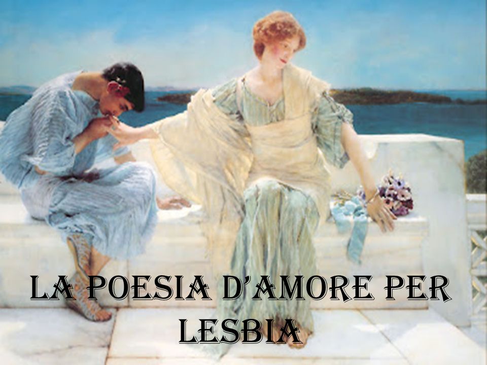 La poesia d’amore per Lesbia