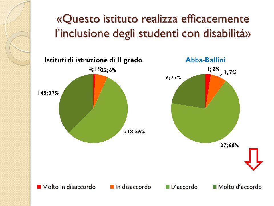 «Questo istituto realizza efficacemente l’inclusione degli studenti con disabilità» 